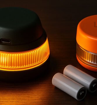 Balizas V16 con batería recargable vs pila