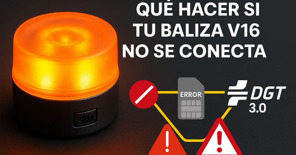 baliza V16 no se conecta