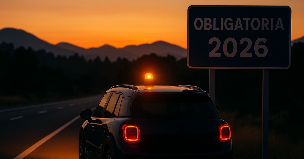 Baliza V16 obligatoria a partir de 2026